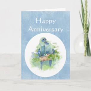 Carte Joyeux Anniversaire Christian Cuddling Parrot
