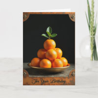 Carte Joyeux Anniversaire Citron Éclat
