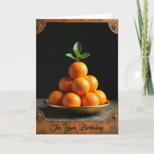 Carte Joyeux Anniversaire Citron Éclat