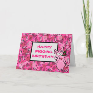 Carte Joyeux Anniversaire Cochonneries Votre Propre Mess