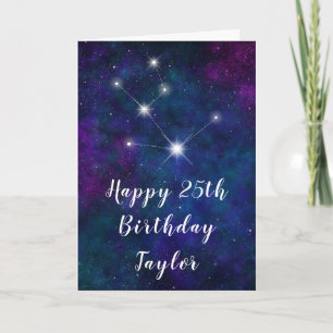 Carte Joyeux Anniversaire Constellation du Zodiaque Taur
