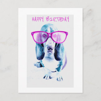 Carte Joyeux Anniversaire Cool Doggy
