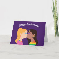 Joyeux Anniversaire Couple Lesbien Amour Romantiqu