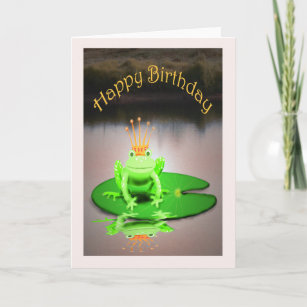 Cartes Grenouille Verte D Anniversaire Zazzle Fr