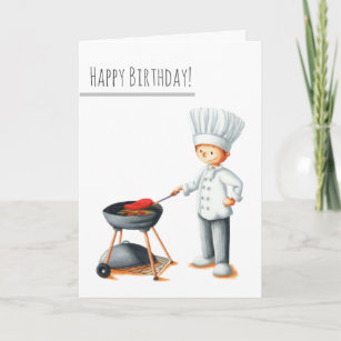 Cartes Cuisinier D Anniversaire Zazzle Fr