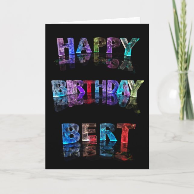 Carte Joyeux anniversaire de Bert Card (Devant)