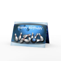 Joyeux anniversaire de bowling