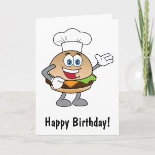 Carte Joyeux anniversaire de Cheeseburger