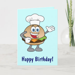 Carte Joyeux anniversaire de Cheeseburger