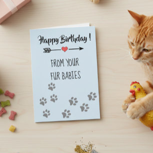 Carte Joyeux Anniversaire de Chiens Chats Animaux de Com