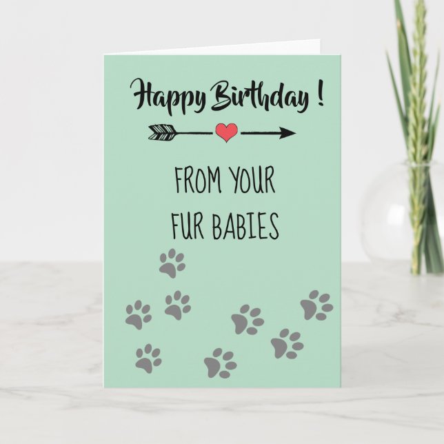 Carte Joyeux anniversaire de Chiens Chats Animaux multip (Devant)