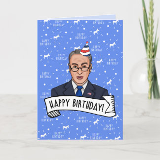 Carte Joyeux Anniversaire de Chuck Schumer