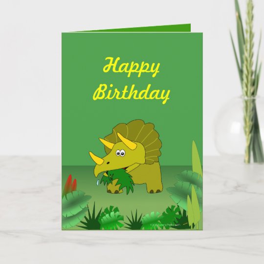 Carte Joyeux Anniversaire De Dinosaure Personnalisable Zazzle Fr