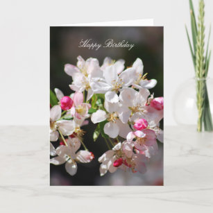 Invitations Faire Part Cartes Joyeux Anniversaire Fleurs De Cerisier Zazzle Fr