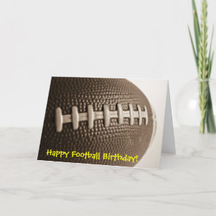 Carte Joyeux anniversaire de football