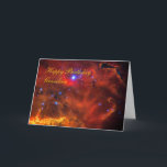 Carte Joyeux anniversaire de Grandson, émission de Nebul<br><div class="desc">Galaxies, Stars et Nebulae Une région colorée de formation d'étoiles est présentée dans cette magnifique image de NGC 2467 située dans la constellation sud de Puppis (Le Stern). Comme un chaudron en ébullition d'une sorte de brasse cosmique exotique, d'énormes nuages de gaz et de poussière sont parsemés de jeunes étoiles...</div>