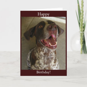 Carte Joyeux anniversaire de Happy Dog