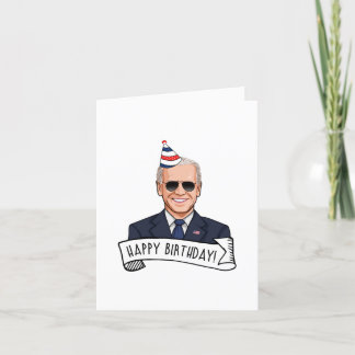 Carte Joyeux Anniversaire de Joe Biden