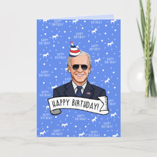 Carte Joyeux Anniversaire de Joe Biden