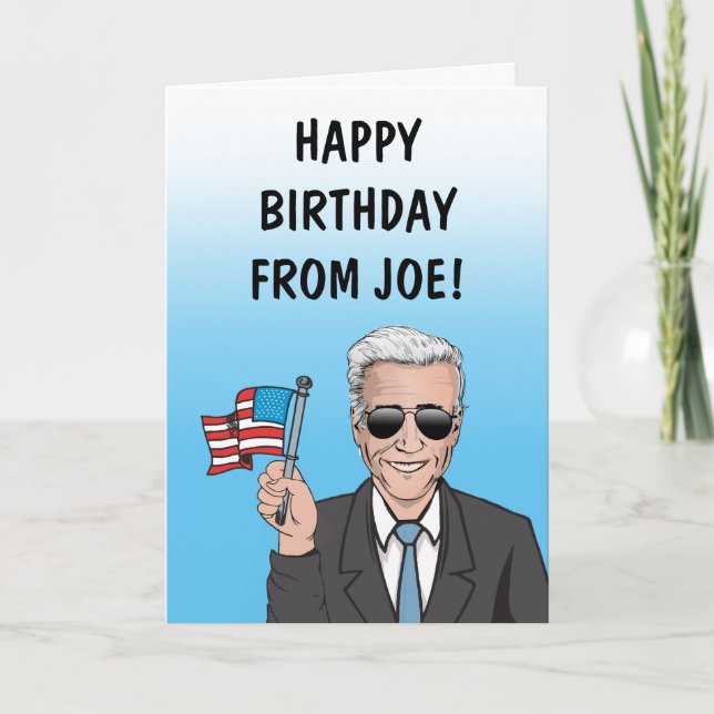 Carte Joyeux anniversaire de Joe Biden Card (Devant)