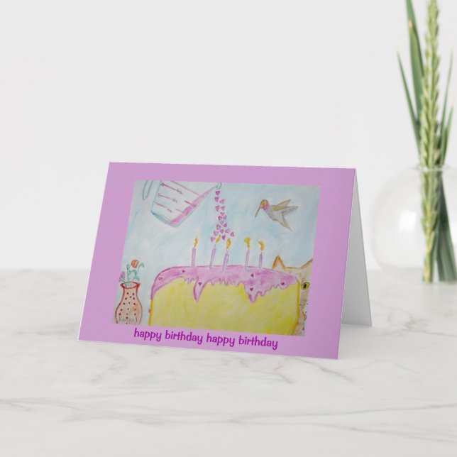 Carte joyeux anniversaire de joyeux anniversaire (Devant)