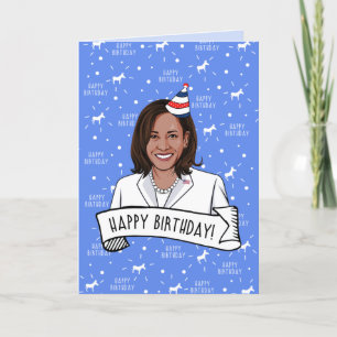 Carte Joyeux anniversaire de Kamala Harris