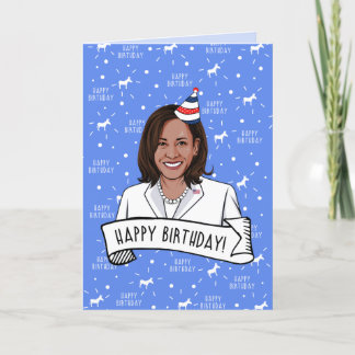 Carte Joyeux Anniversaire de Kamala Harris