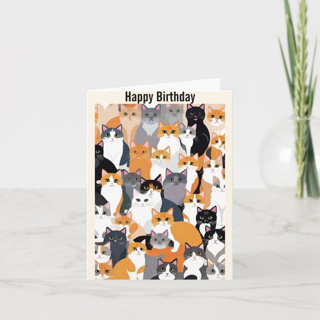 Carte Joyeux anniversaire de Kitty (Devant)