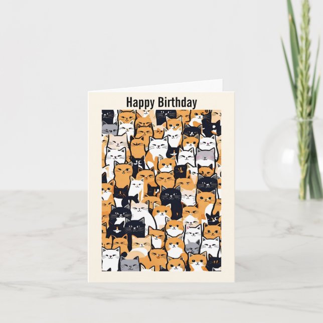 Carte Joyeux anniversaire de Kitty (Devant)