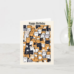 Carte Joyeux anniversaire de Kitty