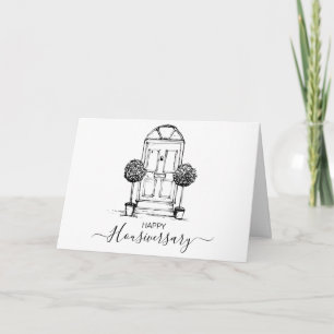 Carte Joyeux anniversaire de la maison aiguillage housiv