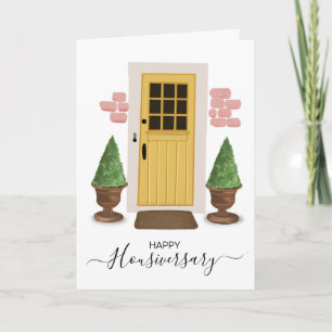 Carte Joyeux anniversaire de la maison aiguillage housiv