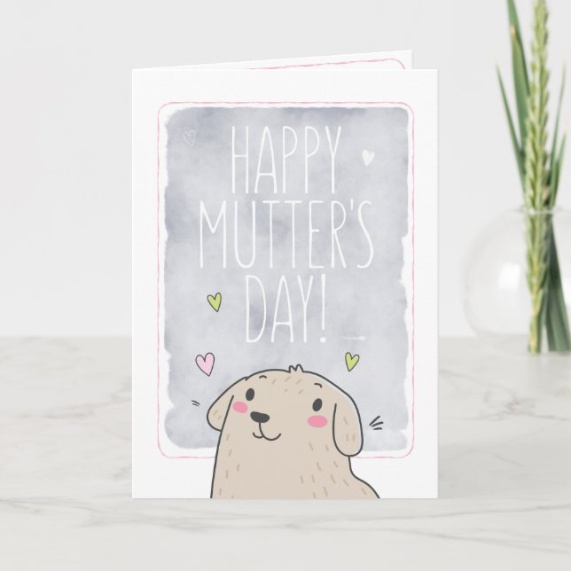 Carte Joyeux anniversaire de la mère de maman (Devant)