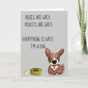 Carte Joyeux anniversaire de la part de Dog Humor