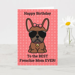 Carte Joyeux Anniversaire de la part de Dog Red Fawn Bou