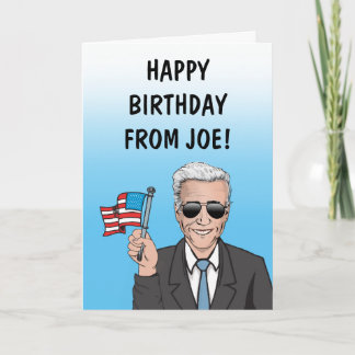 Carte Joyeux Anniversaire de la part des Démocrates Cart