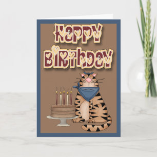 Carte Joyeux Anniversaire De La Part Du Chat