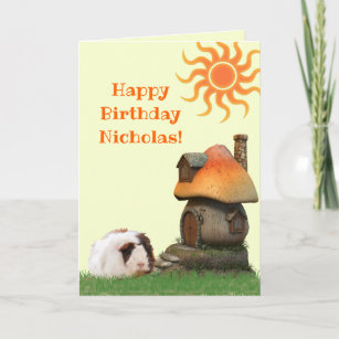 Cartes Cobaye D Anniversaire Zazzle Fr