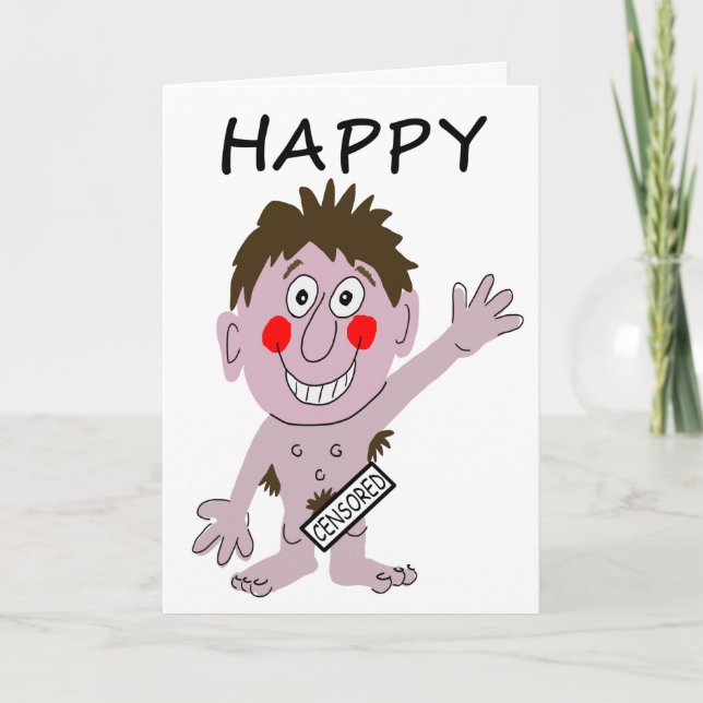 Carte Joyeux anniversaire de l'homme (Devant)