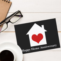 Joyeux anniversaire de maison Maison Cœur immobili