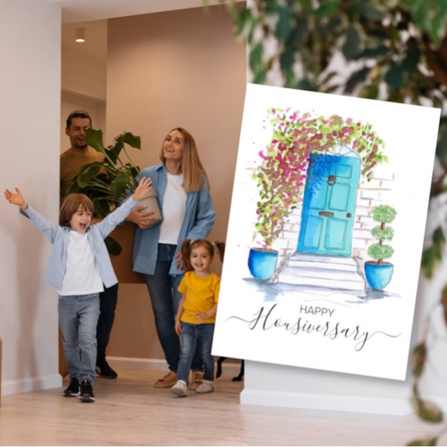 Carte Joyeux anniversaire de maison référencement de mai (Créateur téléchargé)