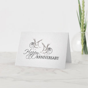 Carte joyeux anniversaire de mariage félicitations