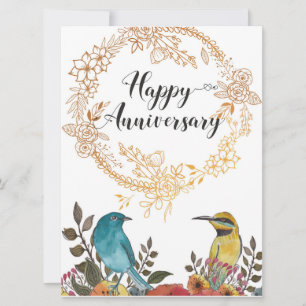 Carte Joyeux Anniversaire de mariage félicitations mari