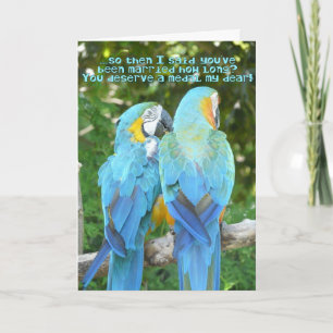 Carte Joyeux Anniversaire de Mariage ! - Humour Perroque