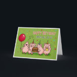 Carte Joyeux anniversaire de nous tous - Funny Birthday<br><div class="desc">Ces petits porcelets ont une explosion pour surprendre quelqu'un de spécial avec une carte d'anniversaire. Cette carte d'anniversaire est une carte d'anniversaire parfaite "de nous tous" ou une carte d'anniversaire pour un collègue au travail. La carte est drôle, mignonne et humoristique et conçue pour convenir à plusieurs occasions pour n'importe...</div>