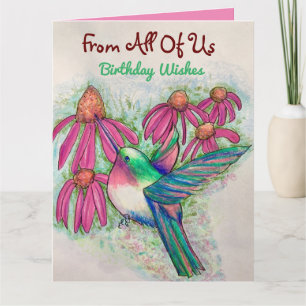 Carte Joyeux Anniversaire De Nous Tous Joli Doux