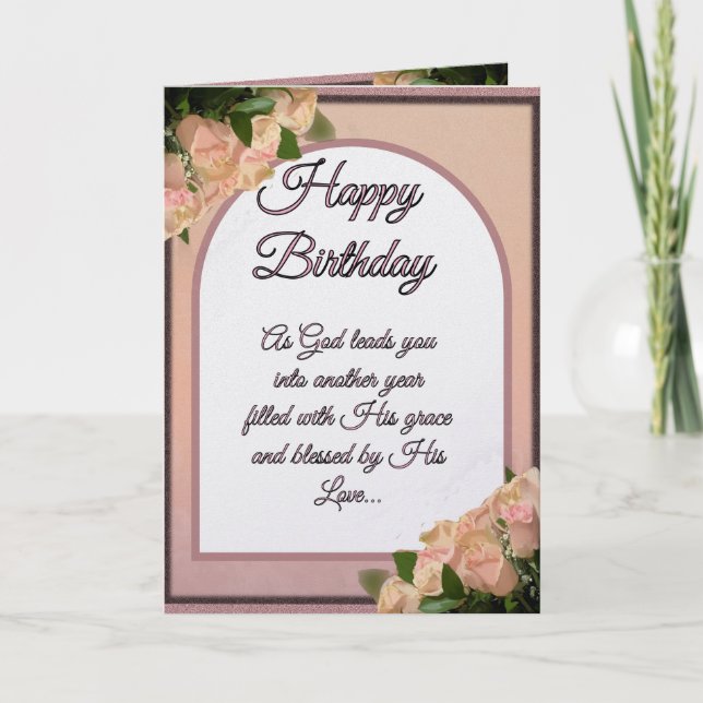 Carte Joyeux Anniversaire De Plénitude De Joie  (Devant)