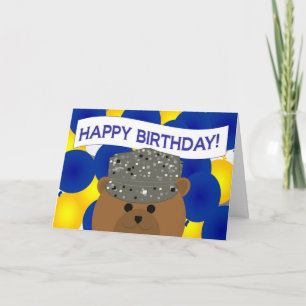 Carte Joyeux anniversaire de service actif de la Force a