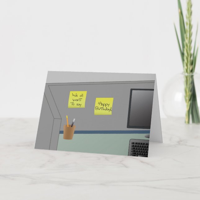 Carte Joyeux anniversaire, de tous les nous ! (Devant)