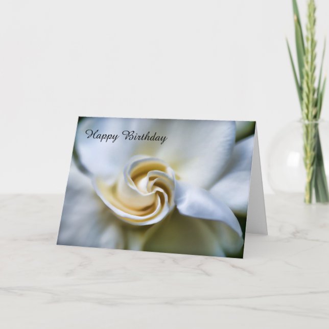 Carte Joyeux anniversaire de White Gardenia (Devant)